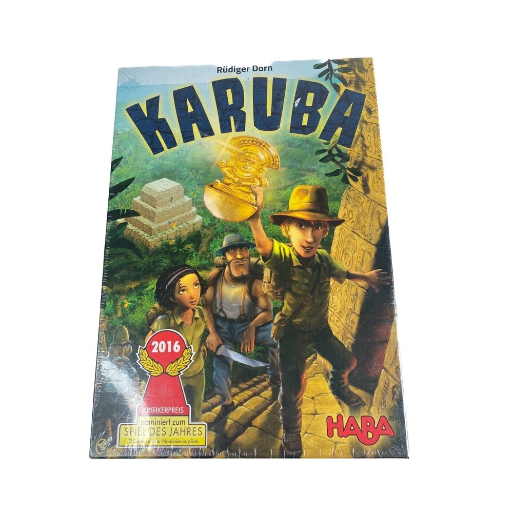 Karuba -  A Tile Laying Puzzle Game by HABA - Designed by Rüdiger Dorn - NEW